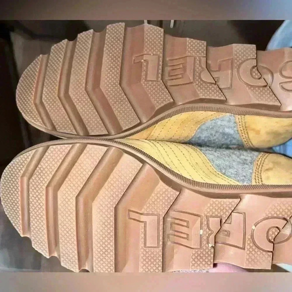 Sorel Lexie Wedge women’s  Boots Leather Camel Brown Waterproof - Picture 5 of 5